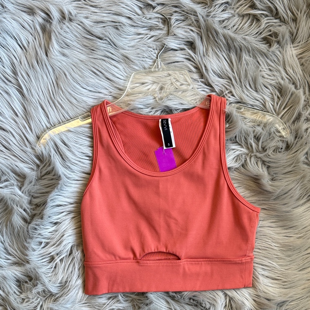 Women’s Coral Sports Bra Activewear